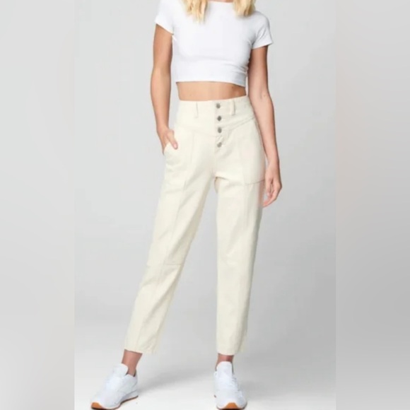 Blank NYC - Baxter natural utility pant - size 31 (Size 12) - new with tags - Picture 1 of 13